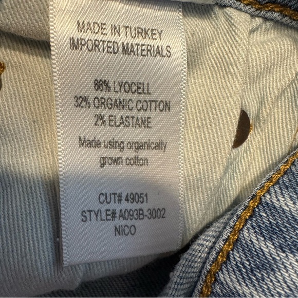 Agolde Women’s Nico High Rise Slim Distressed Button Fly Jeans Size 29 - Picture 7 of 11